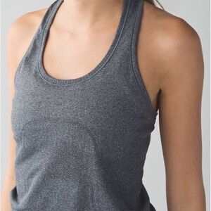 lululemon athletica Gray Swiftly Tech Racerback Tank Top - Medium